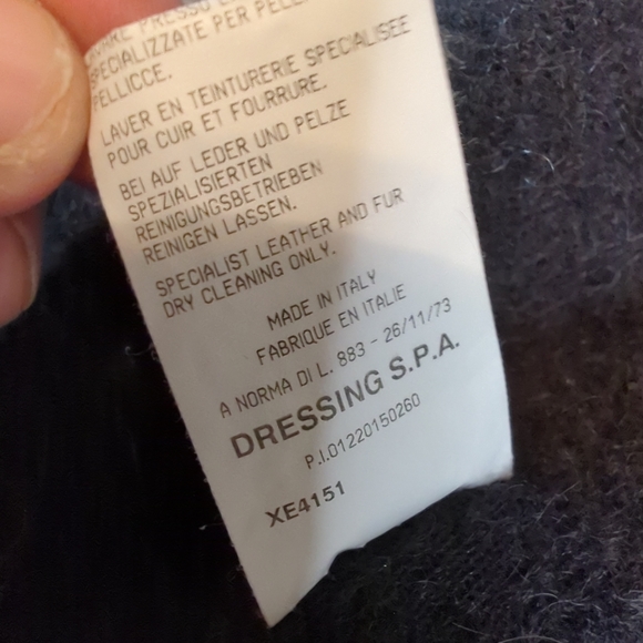 Roberta Scarpa Fox Fur Coat Size US 12/ Italy 46 Super Rare - Picture 15 of 15